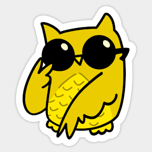 OWL be here all day Sticker